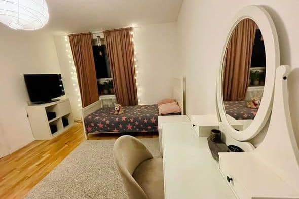 Mysigt rum i Vällingby – endast för tjej