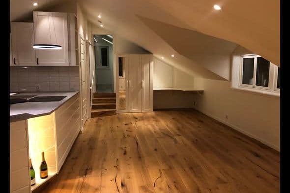 Nybyggd tvåa vid Drevviken med uteplats